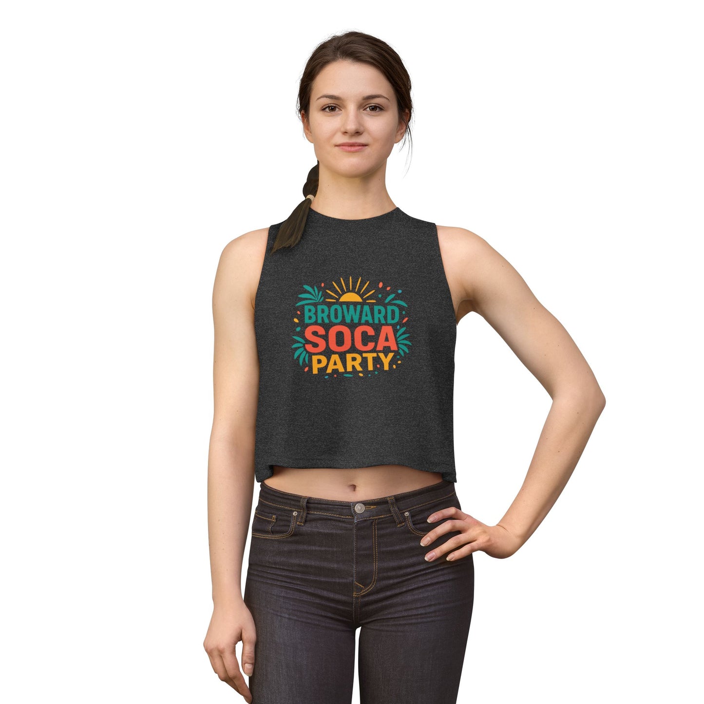 Broward Soca Party Crop Top | Tropical Festival Tank