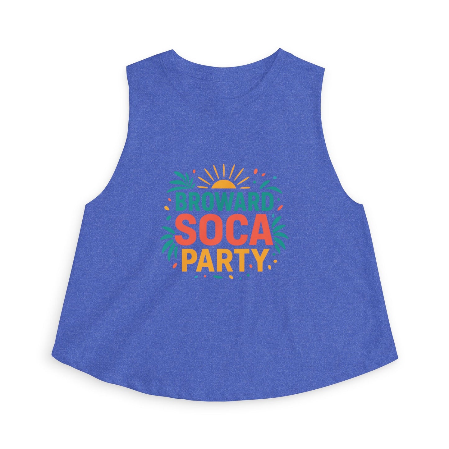 Broward Soca Party Crop Top | Tropical Festival Tank