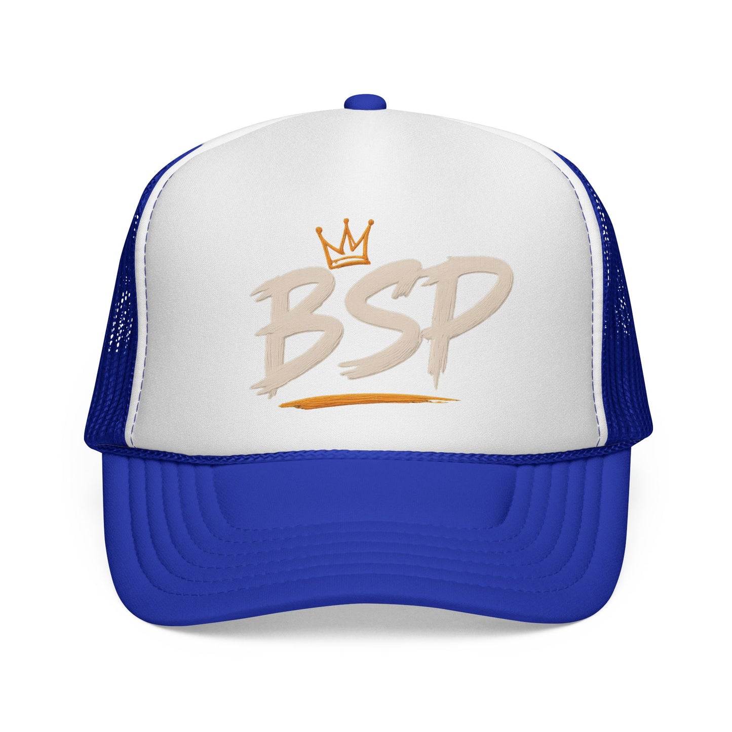 Trucker Cap — Broward Soca Party Cream Logo Mesh Hat