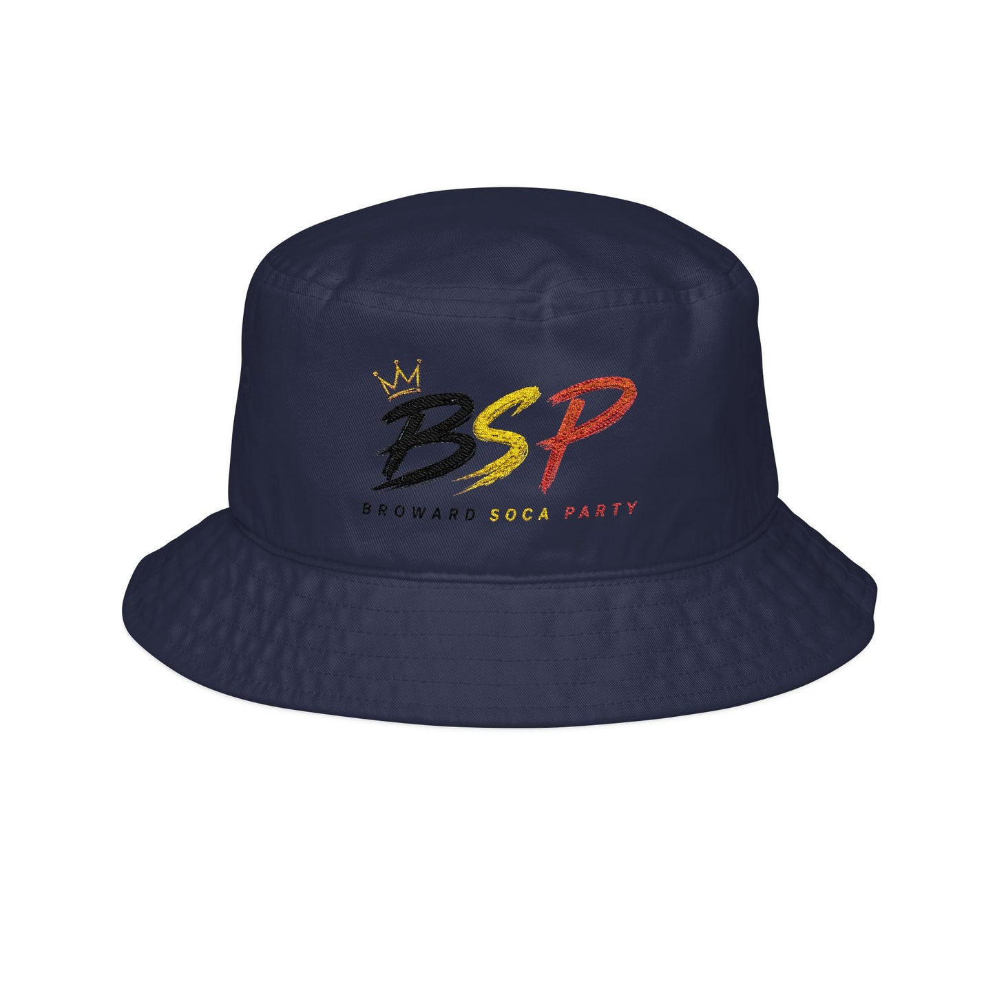 Black, Gold, & Red Broward Soca Party Bucket Hat | Embroidered