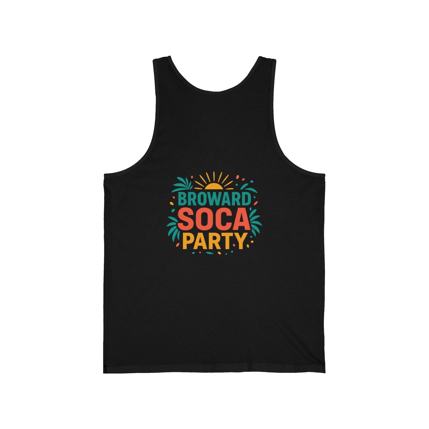 Broward Soca Party Tank | Carnival Palm Sun Graphic Tank