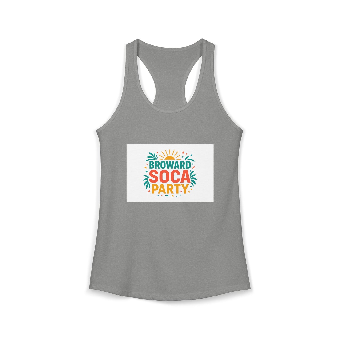 Broward Soca Party Women's Racerback Tank