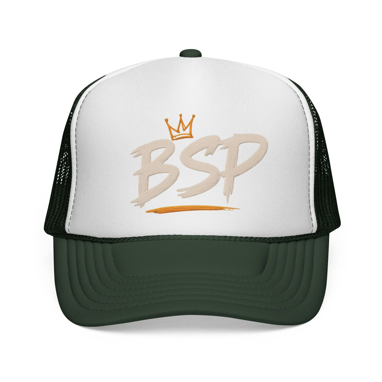 Trucker Cap — Broward Soca Party Cream Logo Mesh Hat