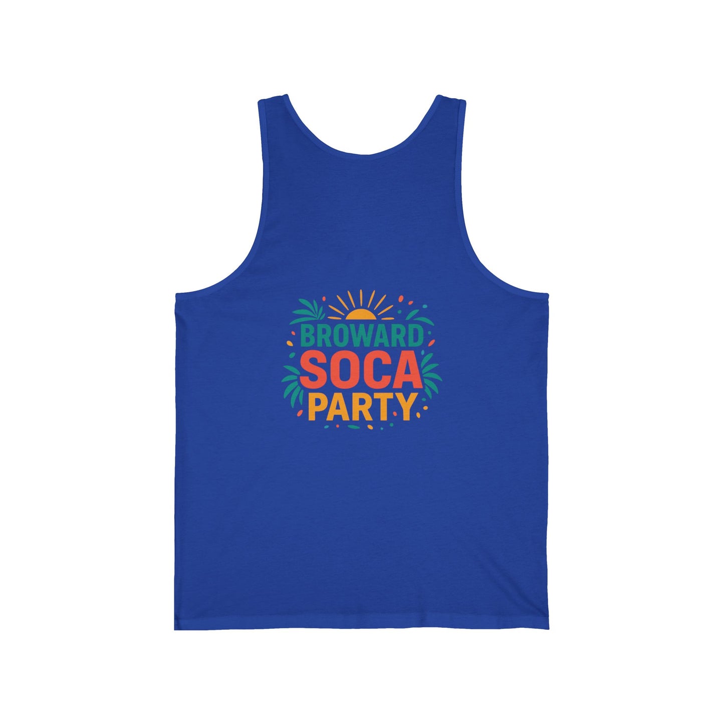 Broward Soca Party Tank | Carnival Palm Sun Graphic Tank