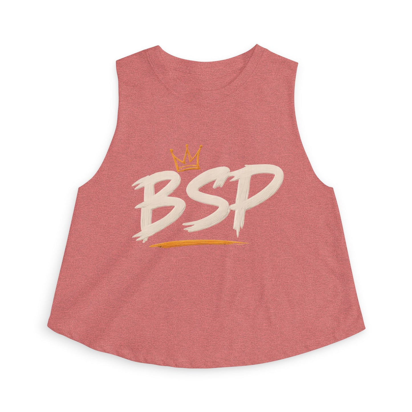 Broward Soca Party Crop Top | BSP White & Gold Tank