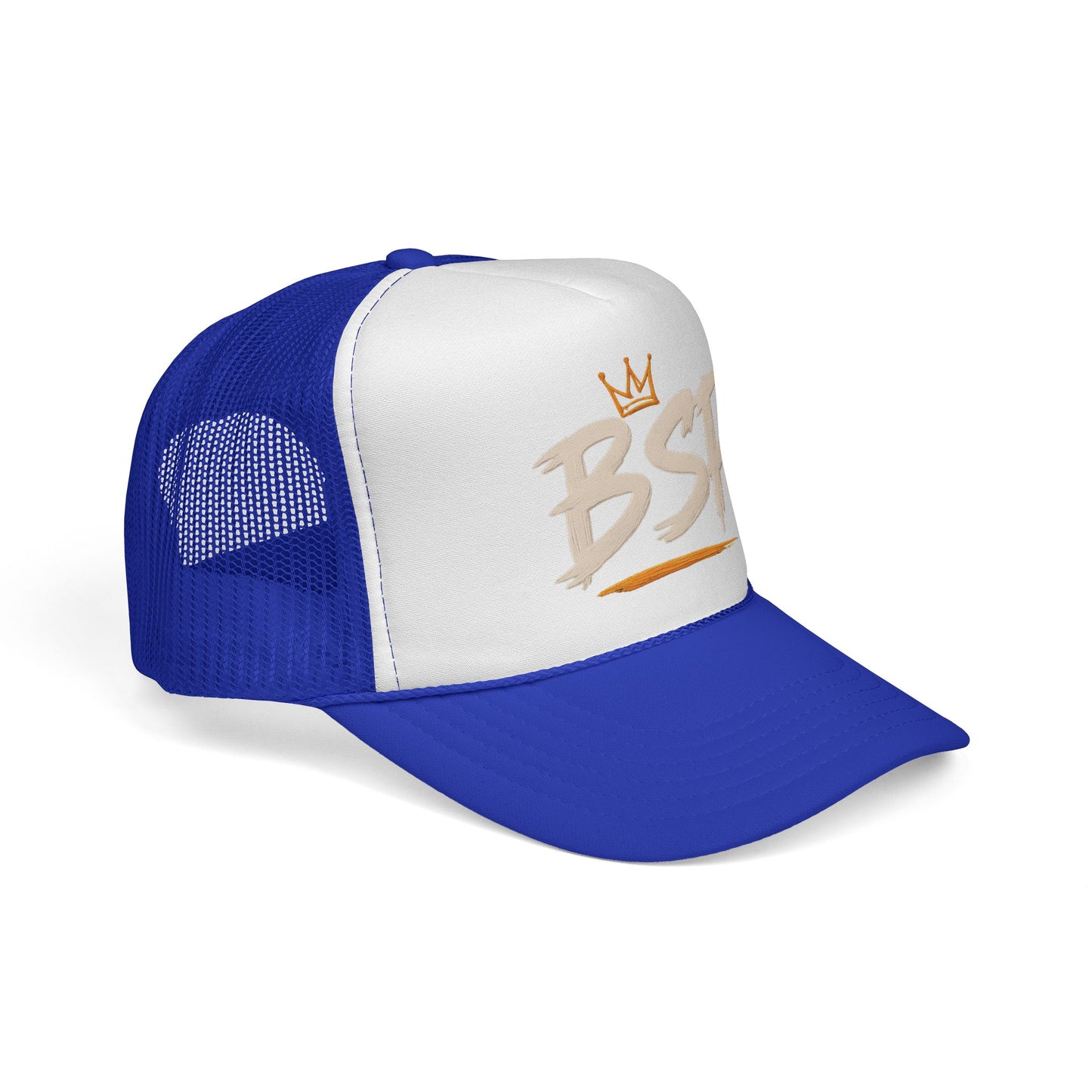 Trucker Cap — Broward Soca Party Cream Logo Mesh Hat