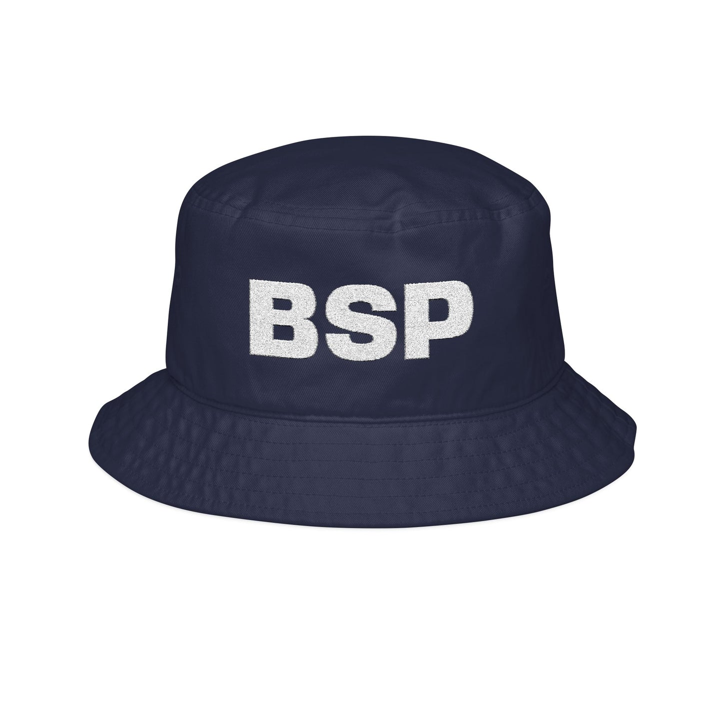 BSP Embroidered Bucket Hat | Monogram Lettering, Casual Streetwear