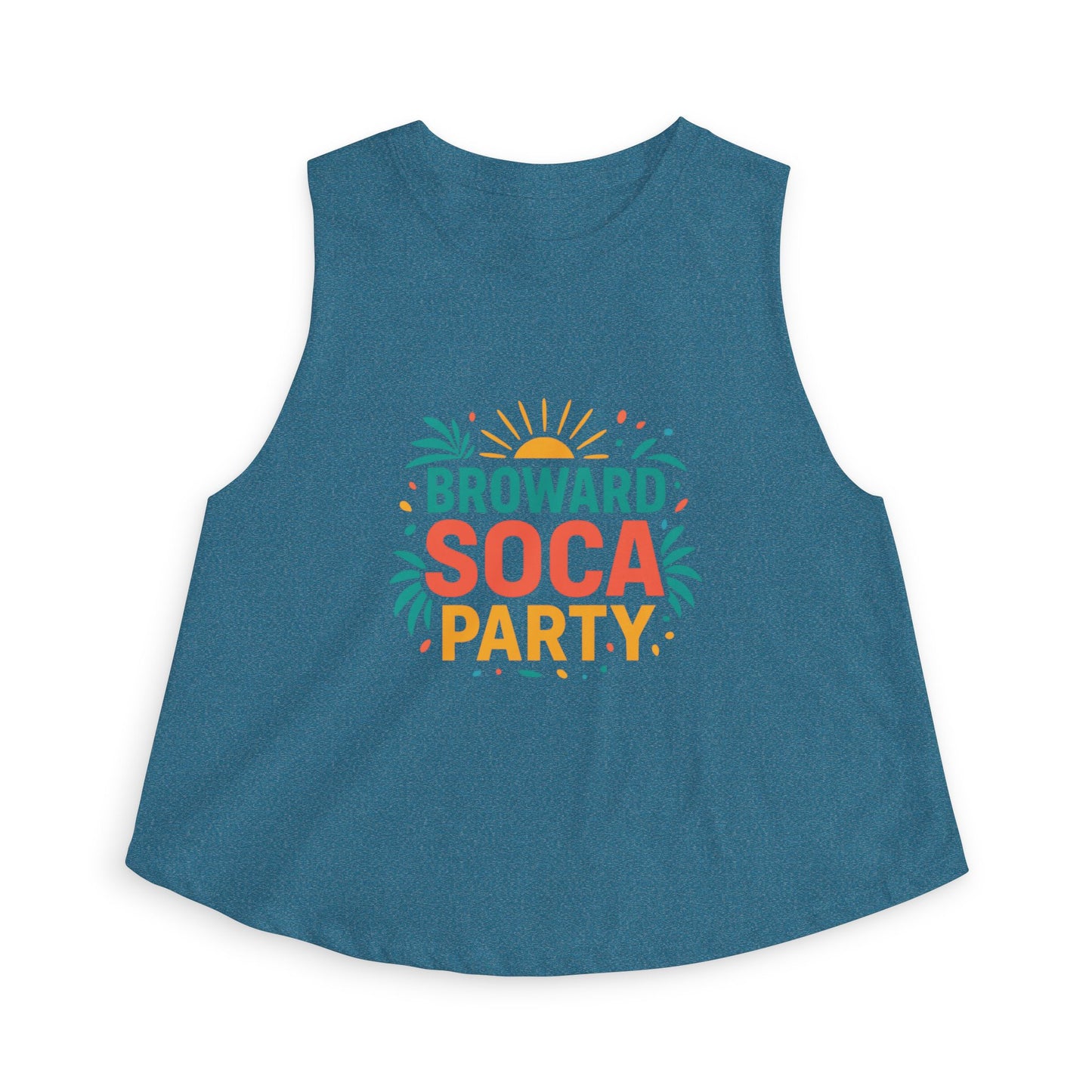 Broward Soca Party Crop Top | Tropical Festival Tank