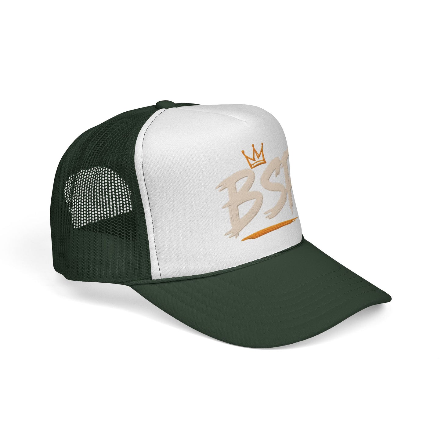 Trucker Cap — Broward Soca Party Cream Logo Mesh Hat