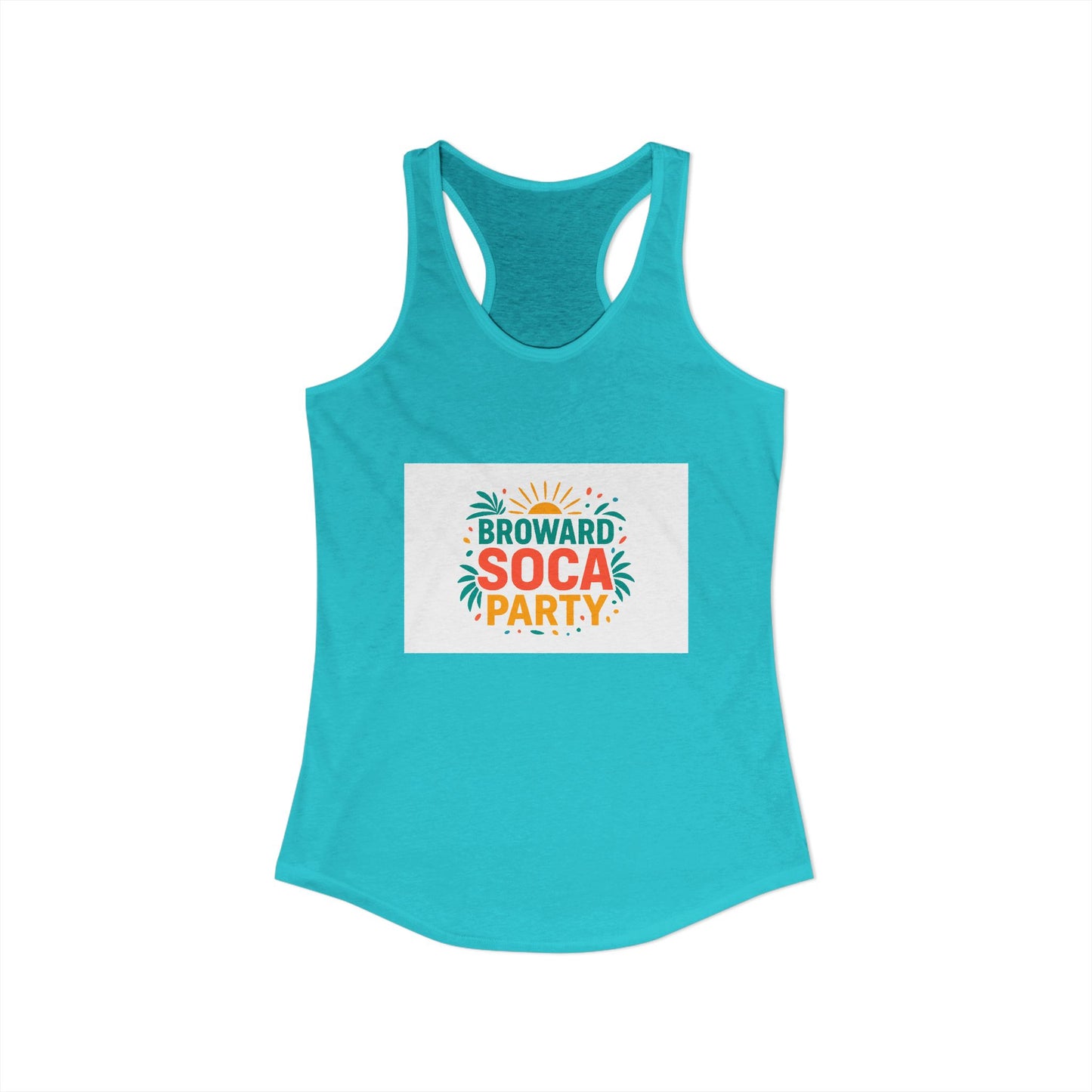 Broward Soca Party Women's Racerback Tank