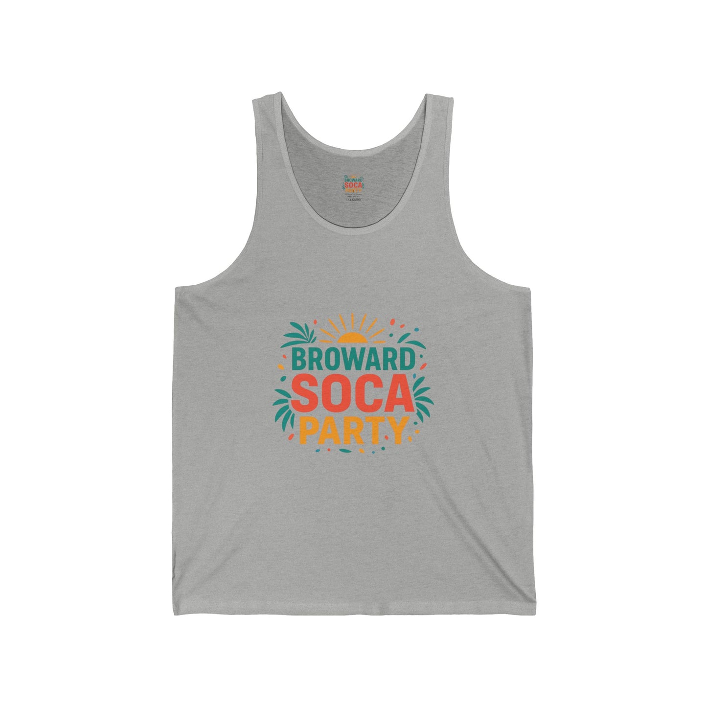 Broward Soca Party Tank | Carnival Palm Sun Graphic Tank
