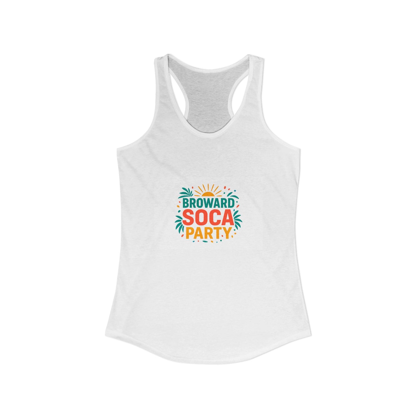 Broward Soca Party Women's Racerback Tank