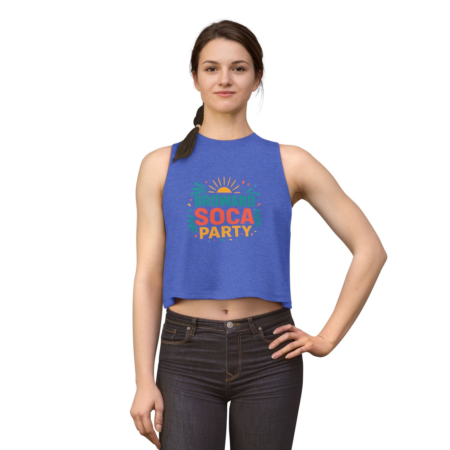Broward Soca Party Crop Top | Tropical Festival Tank