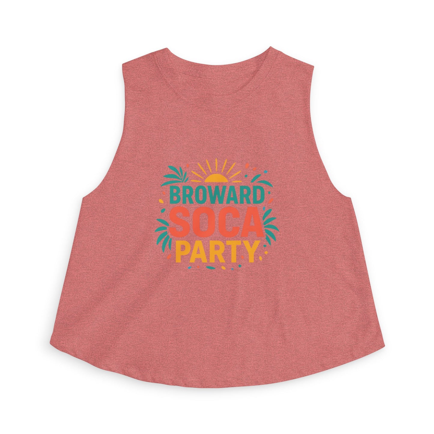 Broward Soca Party Crop Top | Tropical Festival Tank