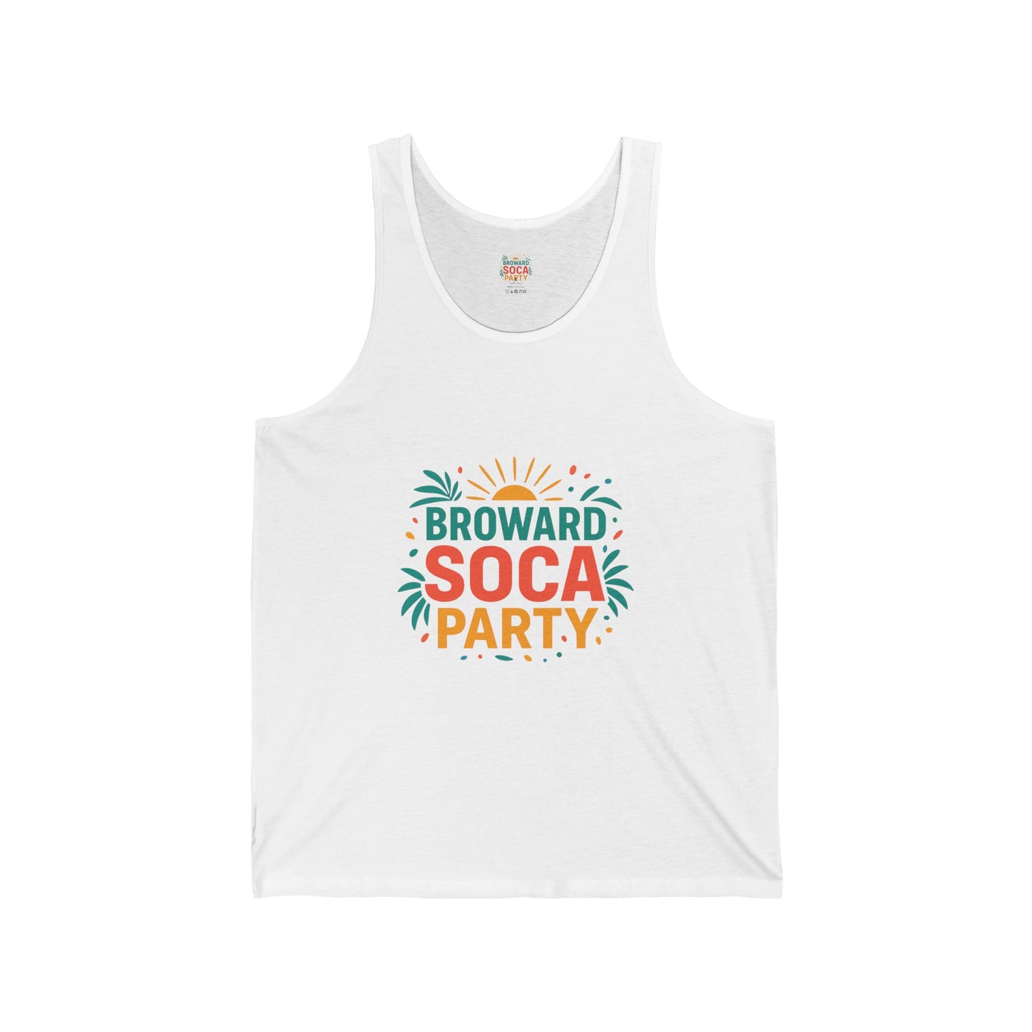 Broward Soca Party Tank | Carnival Palm Sun Graphic Tank