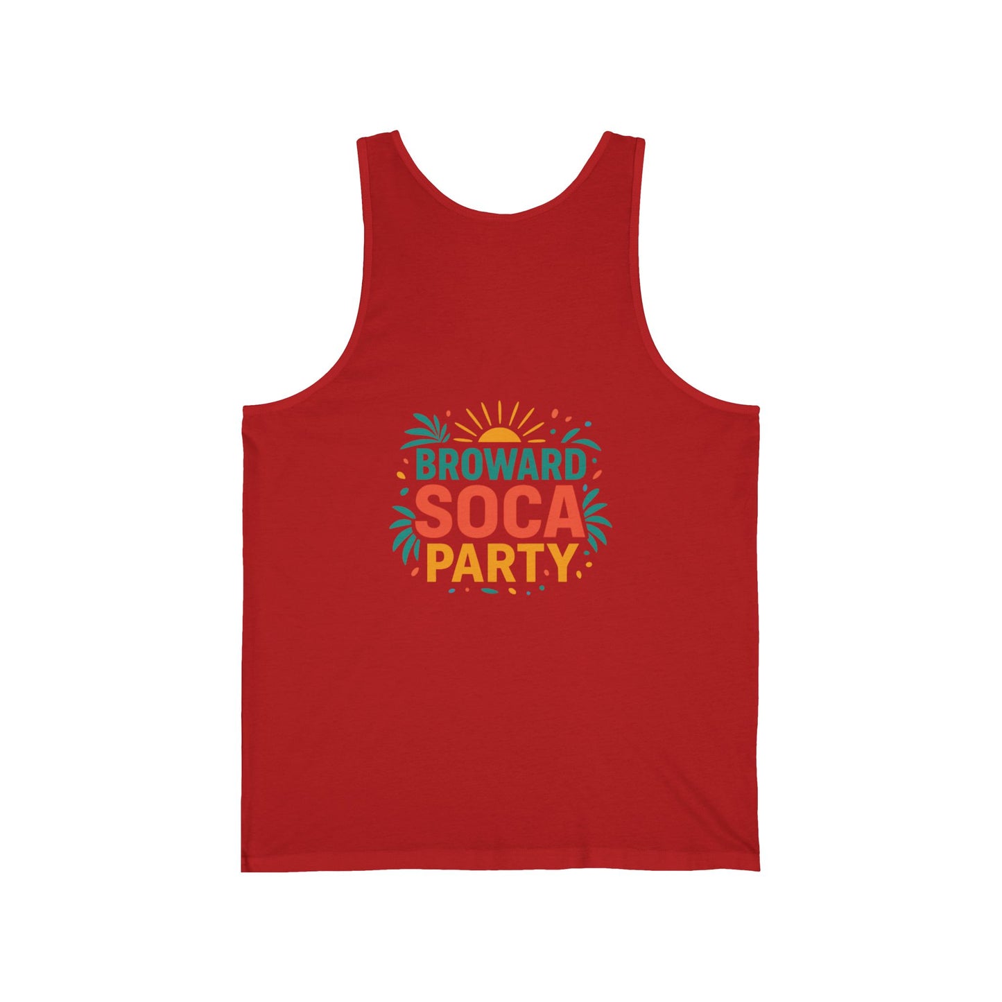 Broward Soca Party Tank | Carnival Palm Sun Graphic Tank