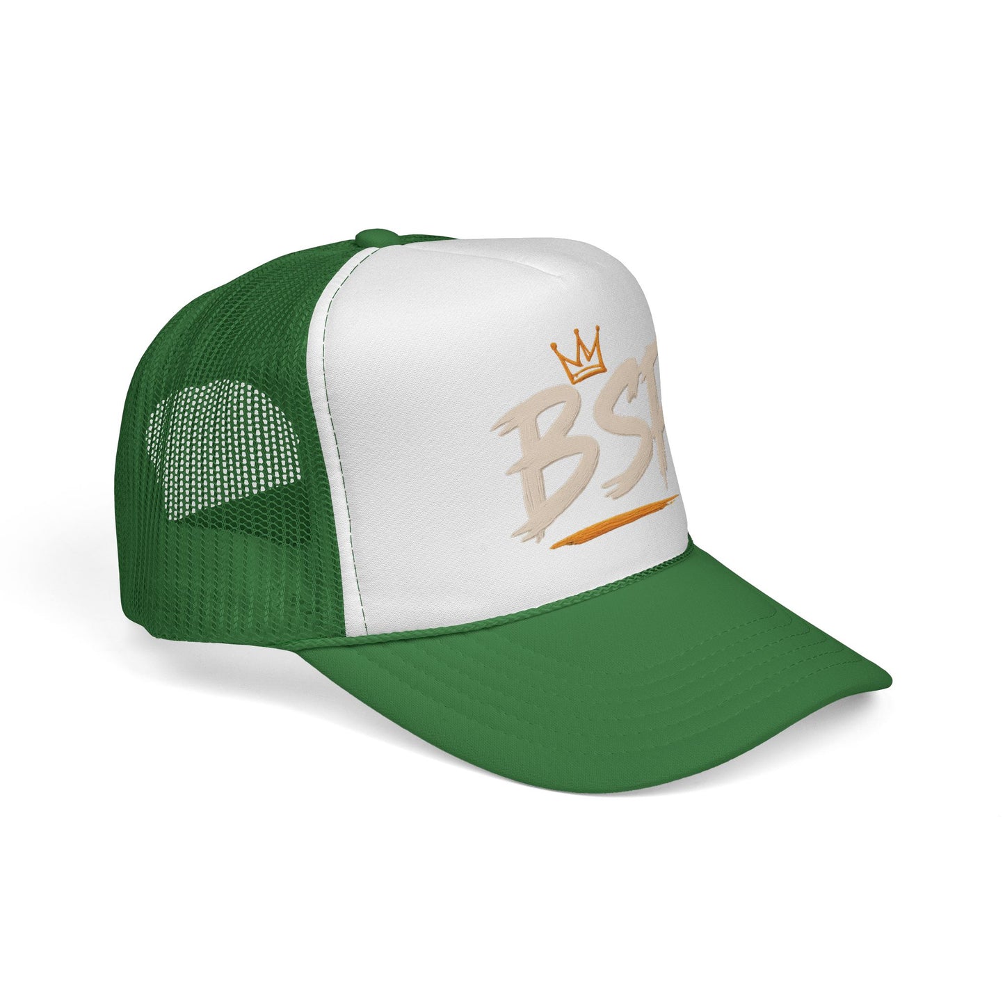 Trucker Cap — Broward Soca Party Cream Logo Mesh Hat