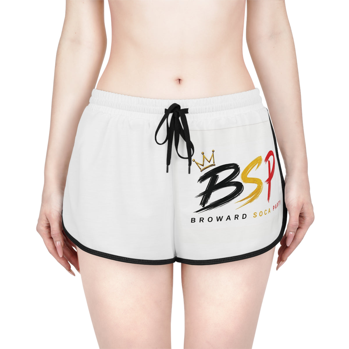Black, Gold, & Red BSP Women’s Shorts | Women's Relaxed Shorts