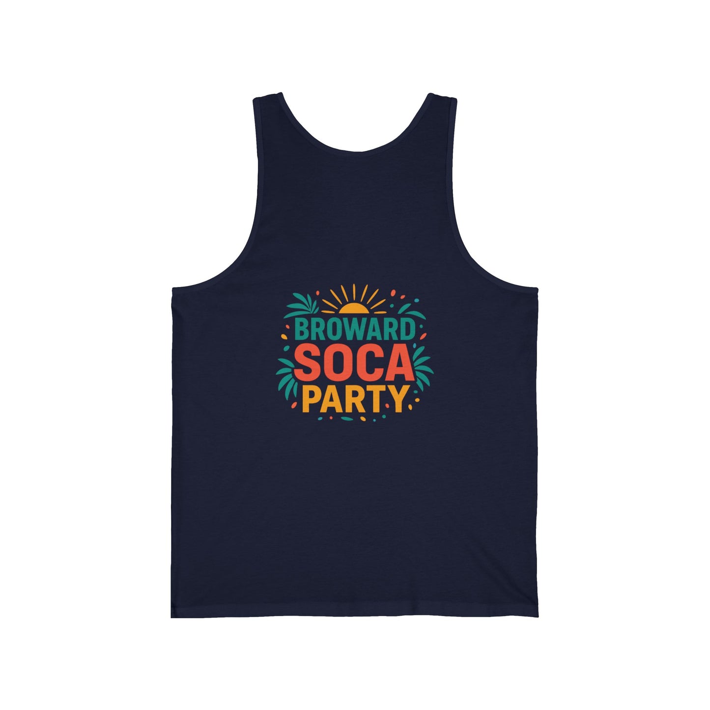 Broward Soca Party Tank | Carnival Palm Sun Graphic Tank