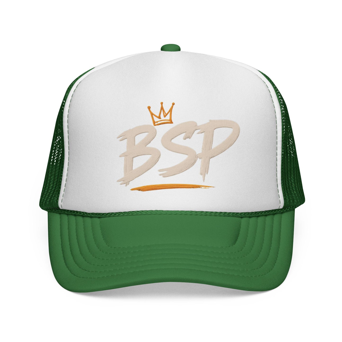 Trucker Cap — Broward Soca Party Cream Logo Mesh Hat