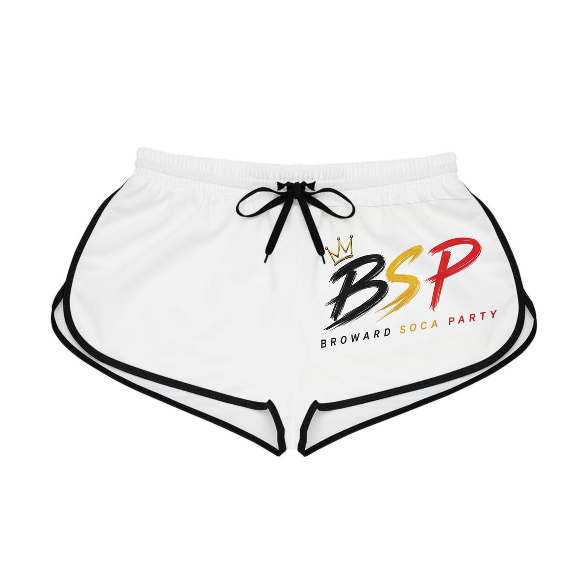 Black, Gold, & Red BSP Women’s Shorts | Women's Relaxed Shorts