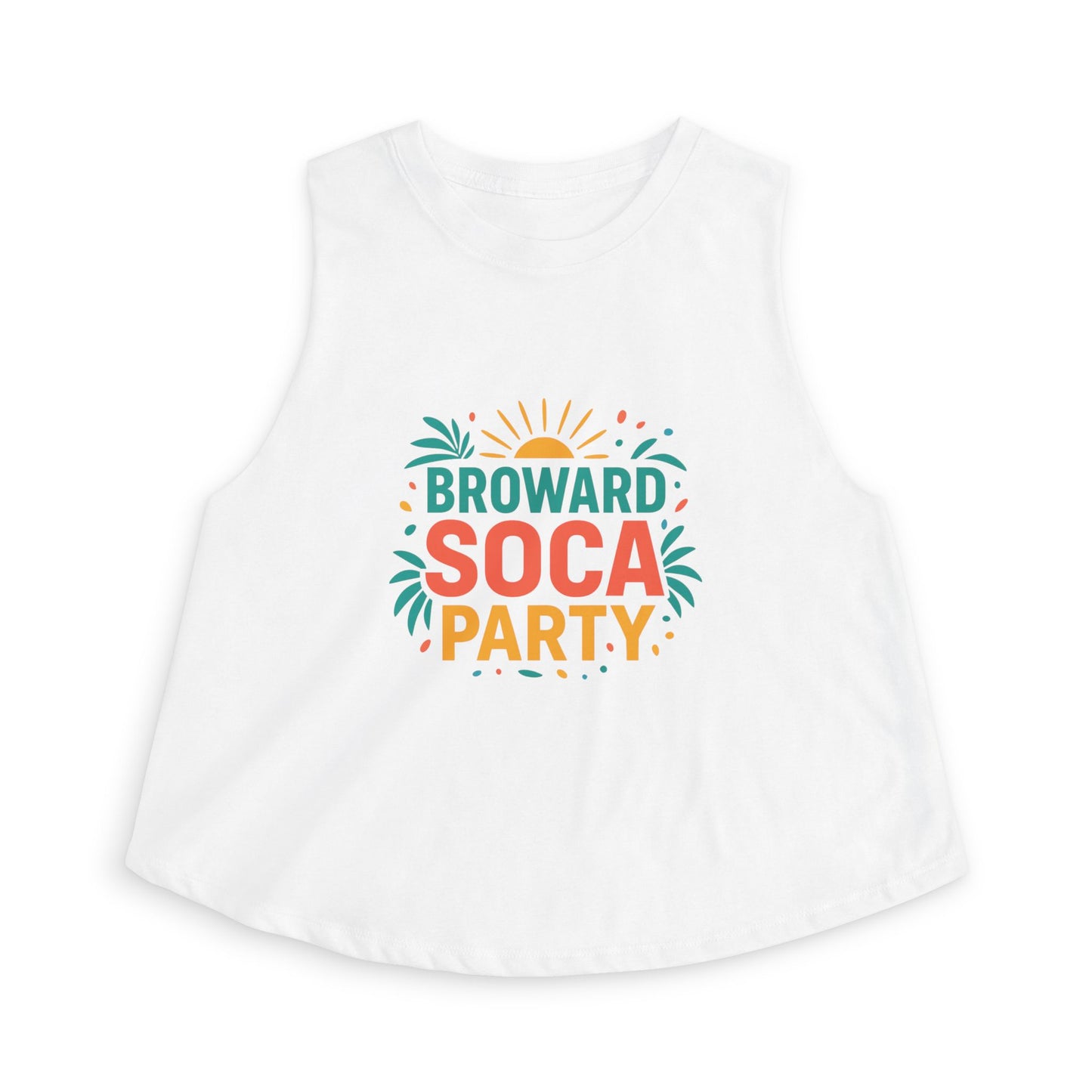 Broward Soca Party Crop Top | Tropical Festival Tank