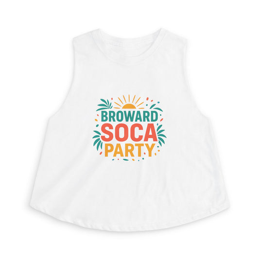 Broward Soca Party Crop Top | Tropical Festival Tank