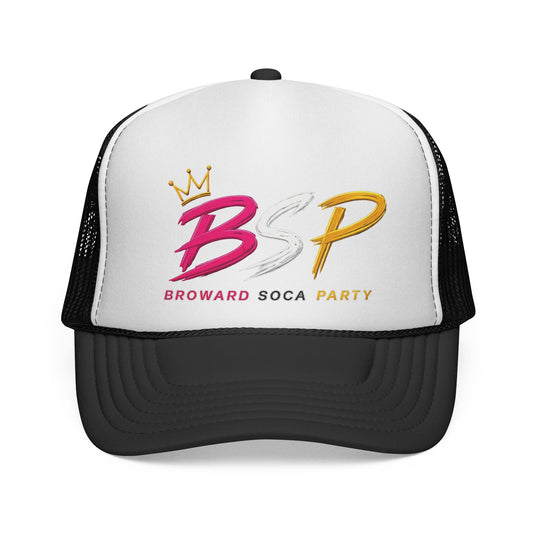 Trucker Cap — Broward Soca Party Pink Logo Mesh Hat