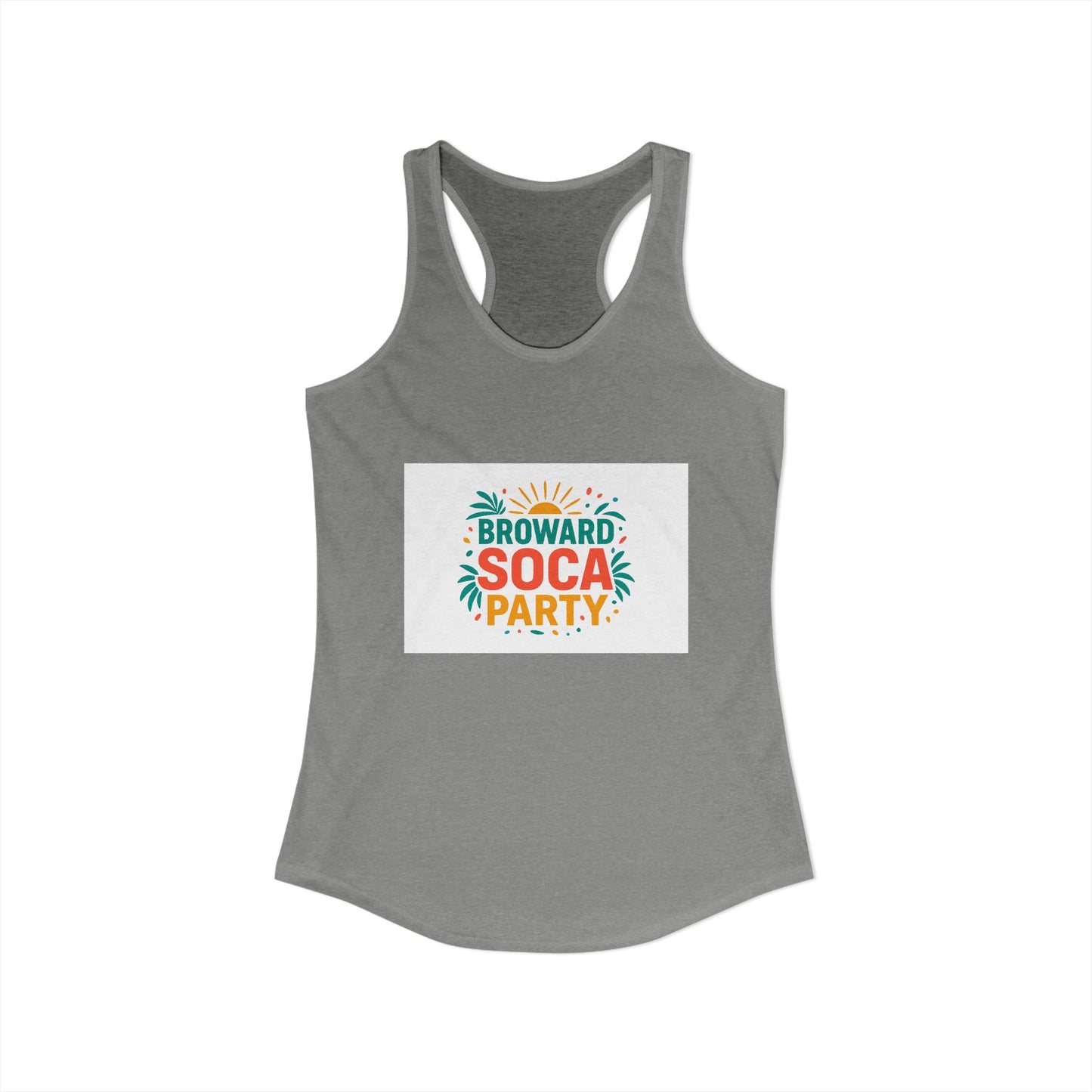 Broward Soca Party Women's Racerback Tank