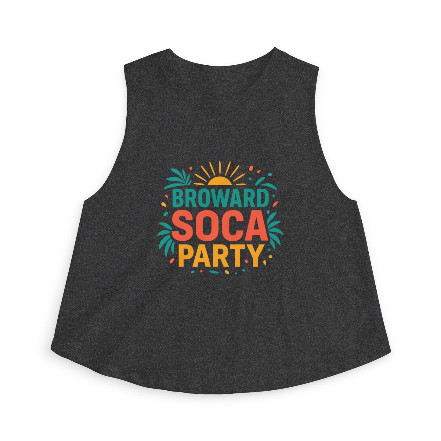 Broward Soca Party Crop Top | Tropical Festival Tank