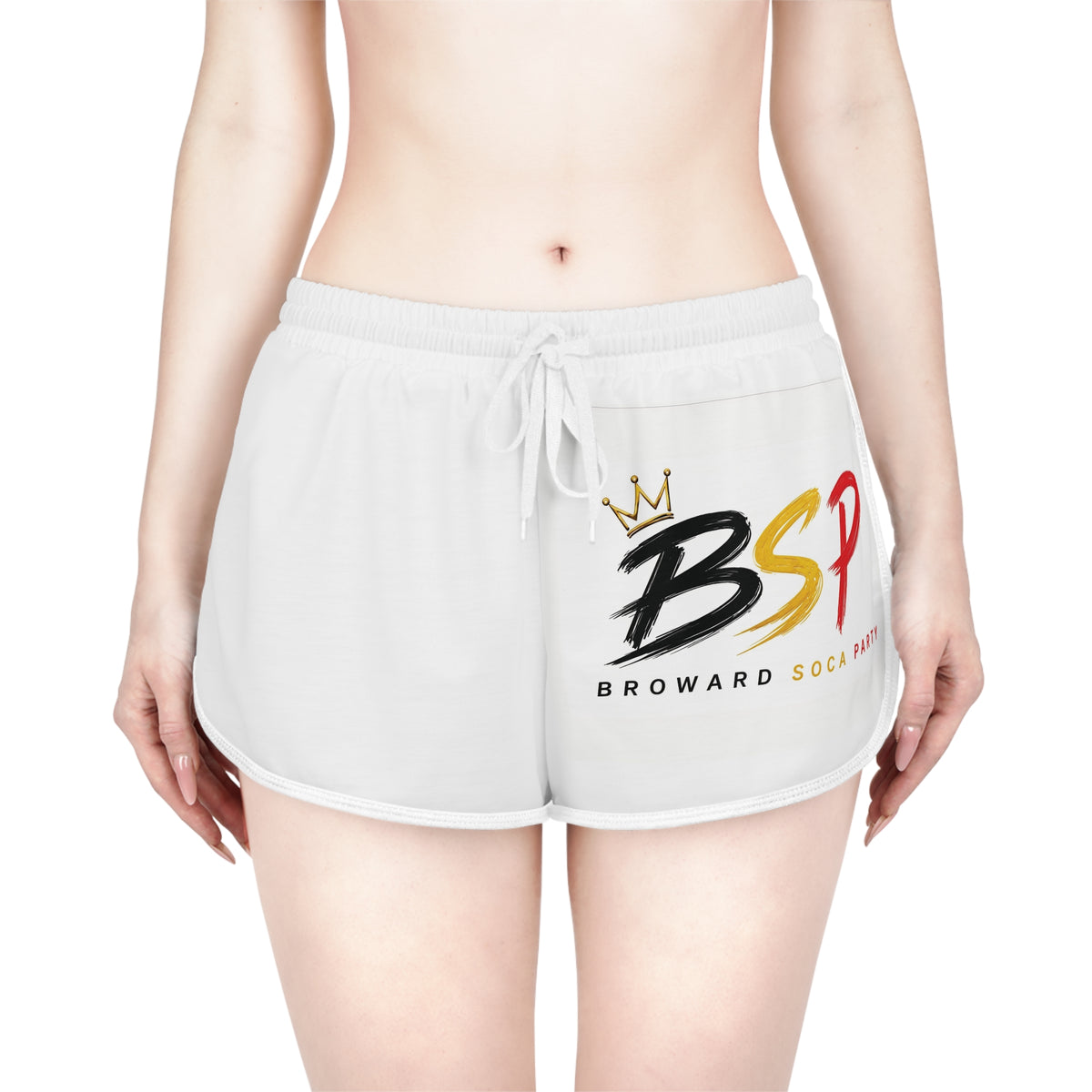 Black, Gold, & Red BSP Women’s Shorts | Women's Relaxed Shorts