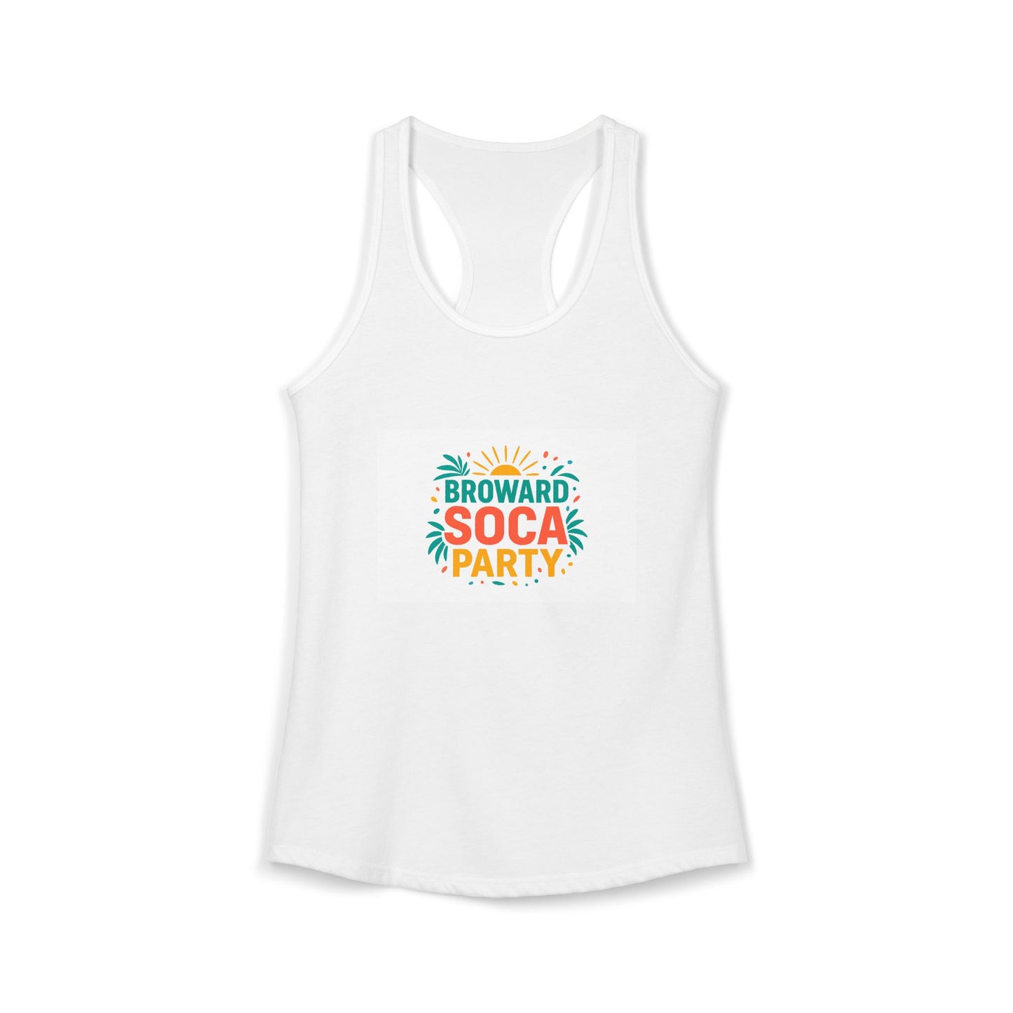 Broward Soca Party Women's Racerback Tank